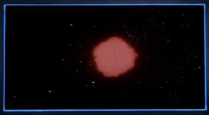 The Romulan plasma torpedo from the classic episode 'Balance of Terror'