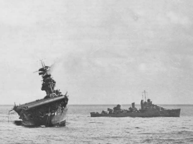 File:Yorktown after the battle of Midway..jpg